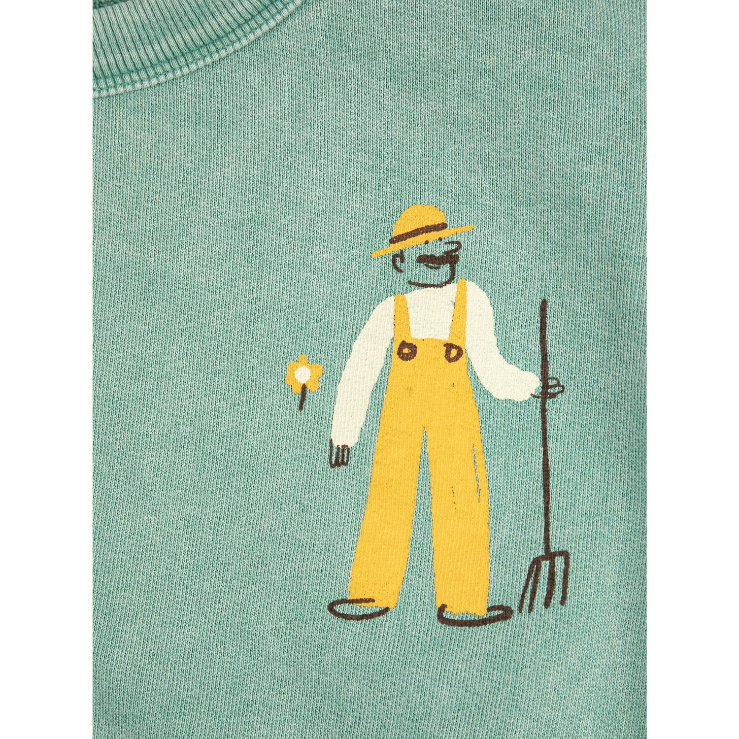 Bobo Choses Green Farm Adventure Sweatshirt - Image 5