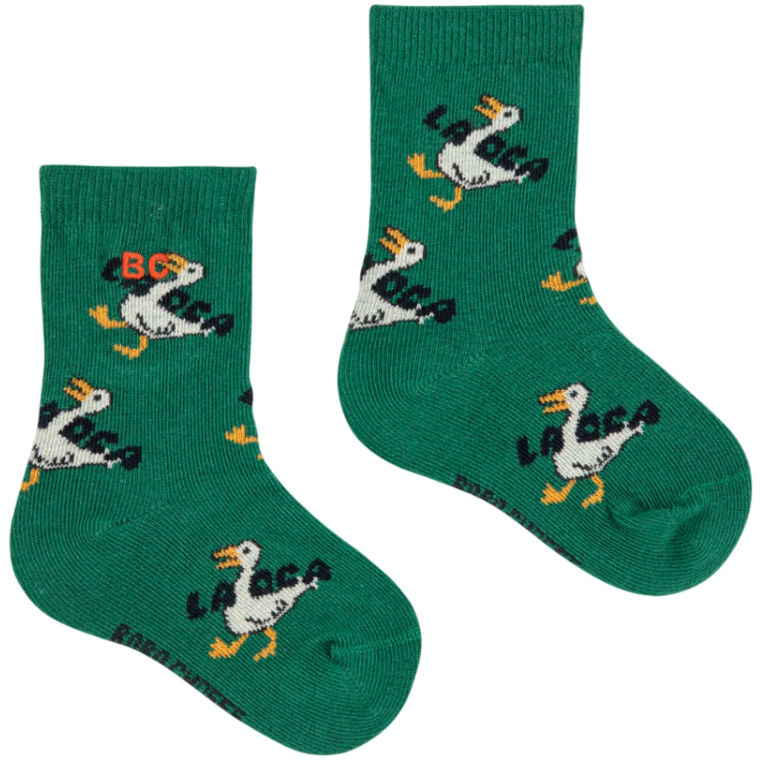 Bobo Choses Green La Oca All Over Short Socks