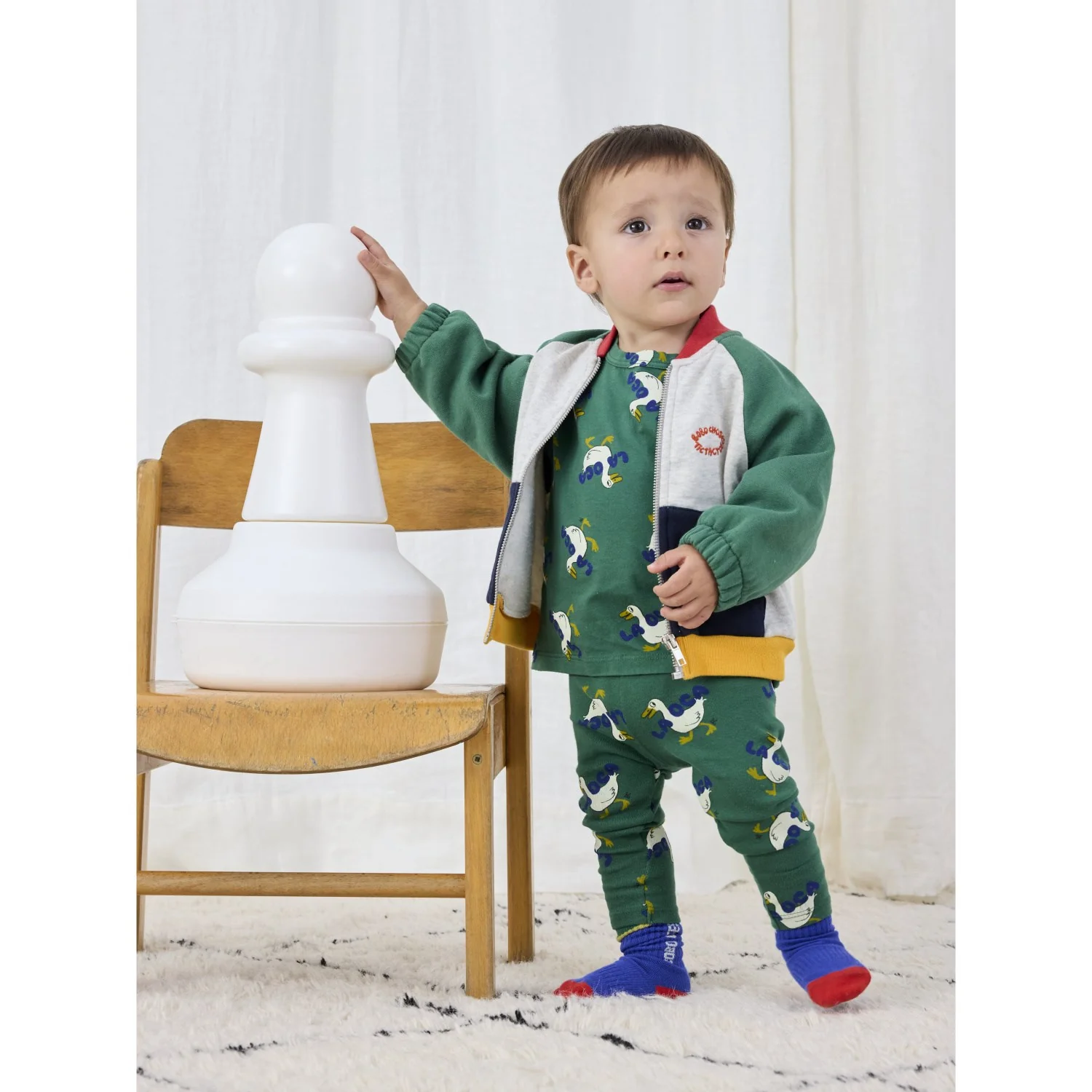Bobo Choses Green La Oca All Over T-Shirt - Image 3
