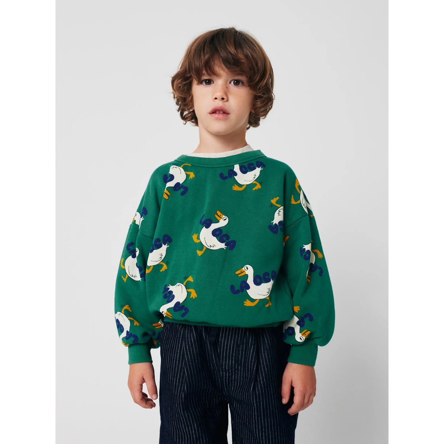 Bobo Choses Green La Oca Sweatshirt - Image 2