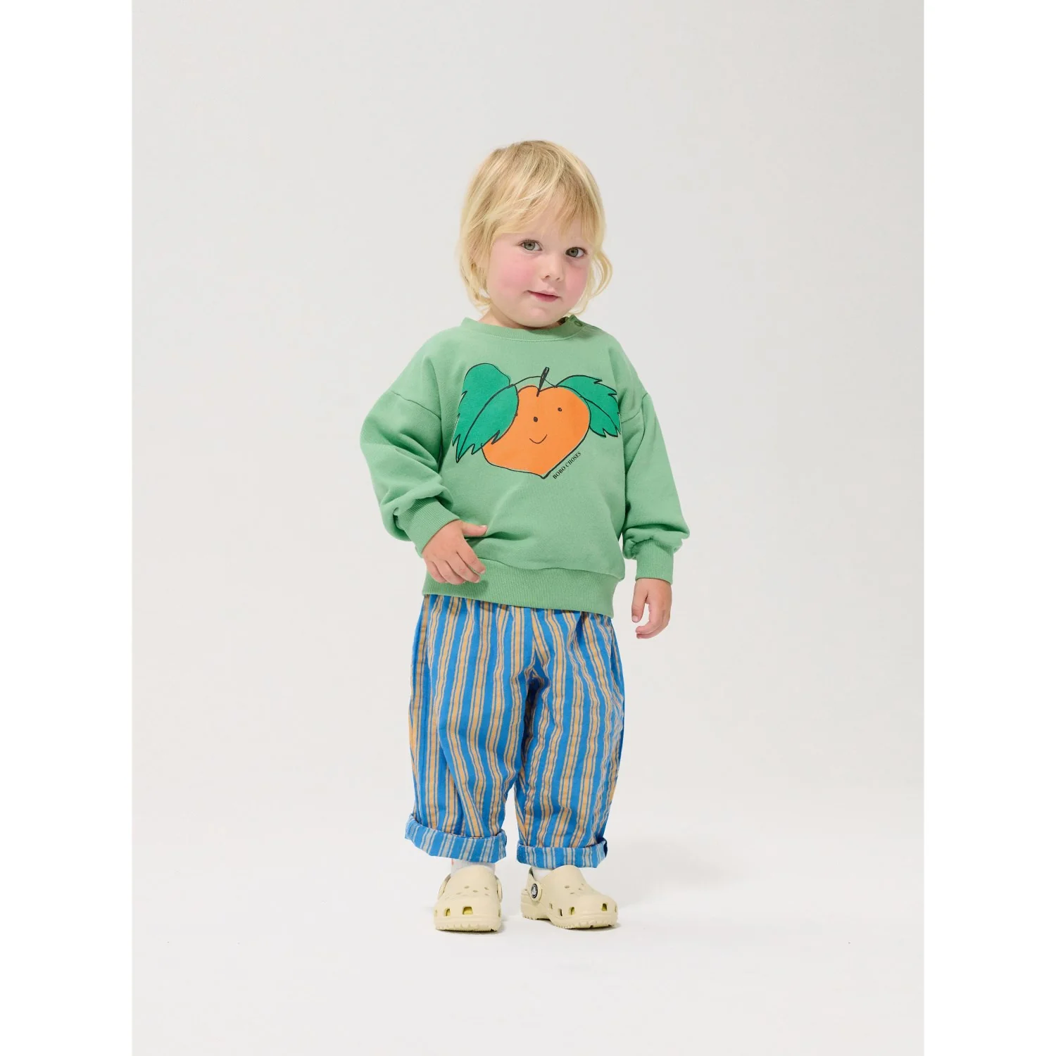 Bobo Choses Green Tangerine Sweatshirt - Image 4