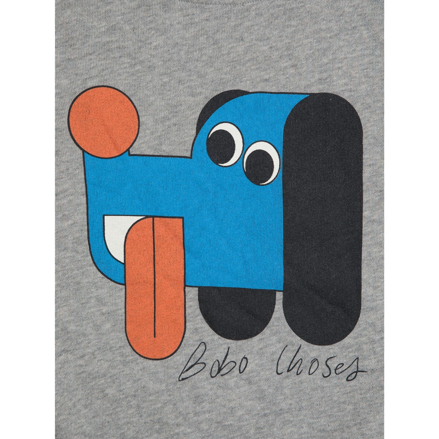 Bobo Choses Heather Grey Doggy Mate Sweatshirt - Image 2