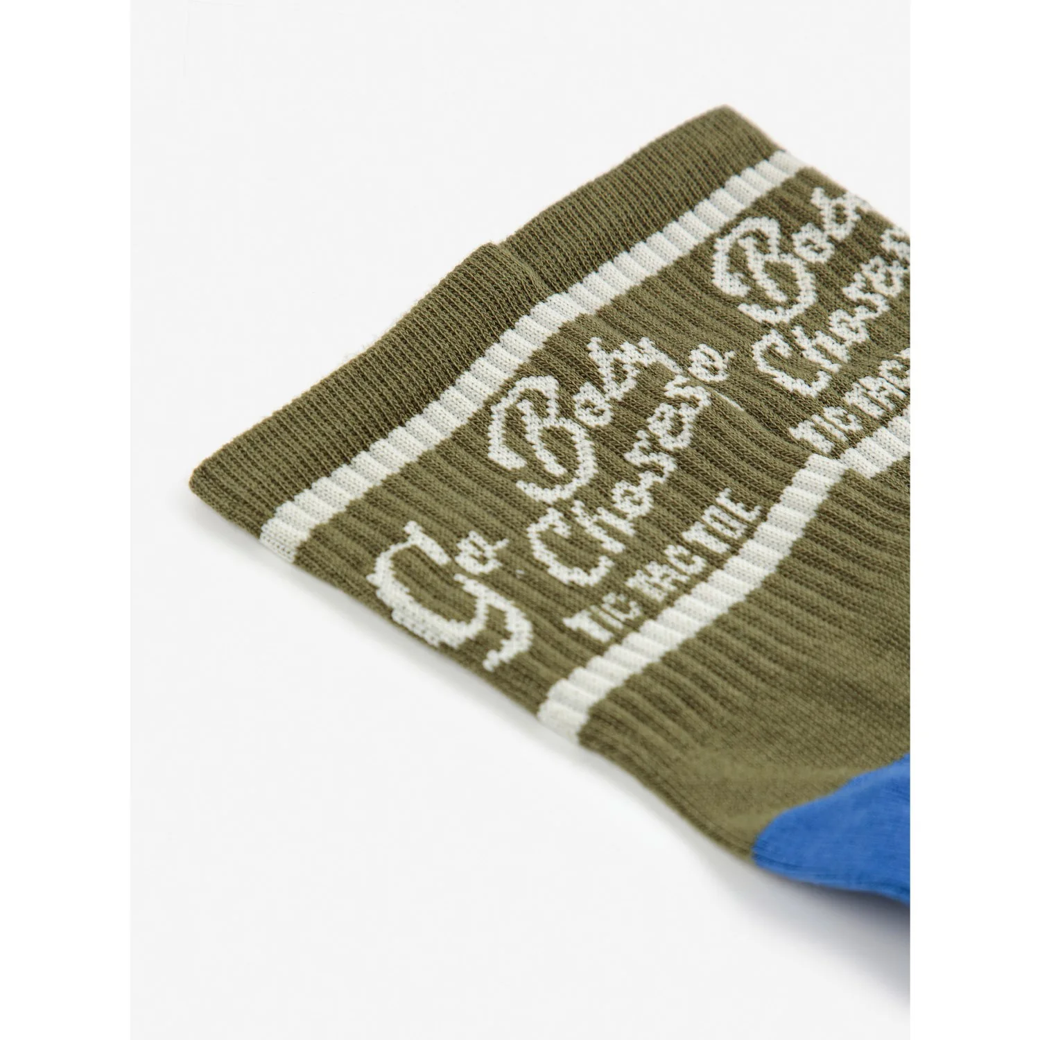 Bobo Choses Khaki Go Bobo Short Socks - Image 2