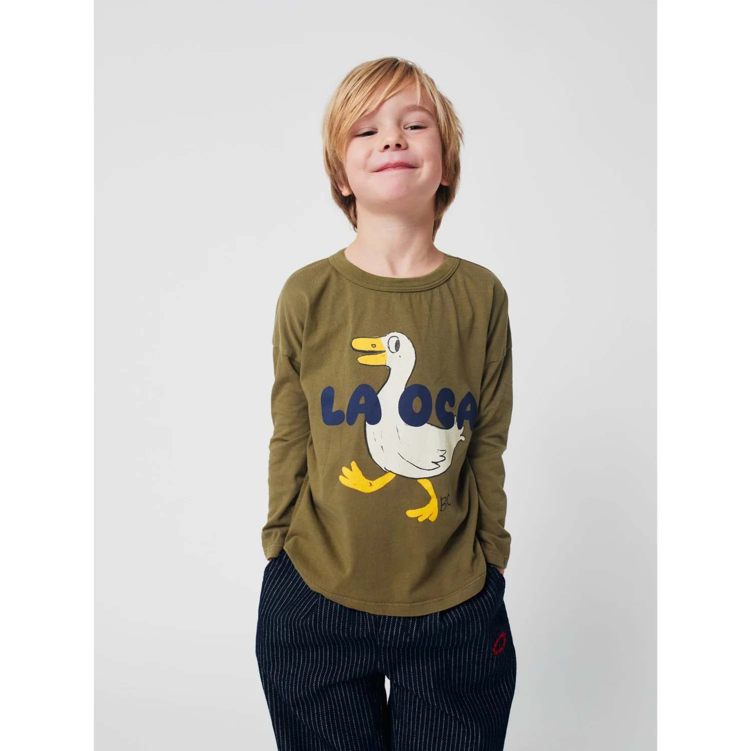 Bobo Choses Khaki La Oca T-Shirt - Image 5