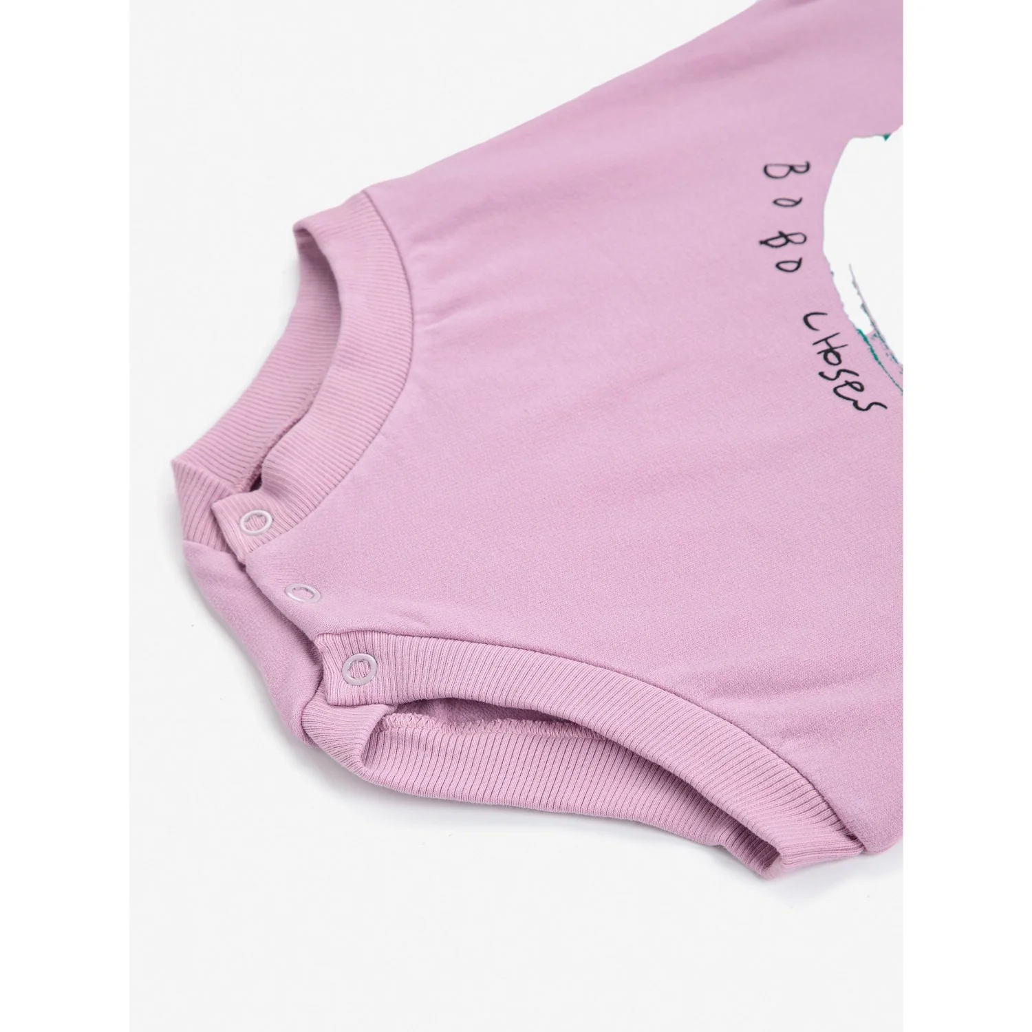 Bobo Choses Lavender Rocking Horse Body Sweatshirt - Image 3