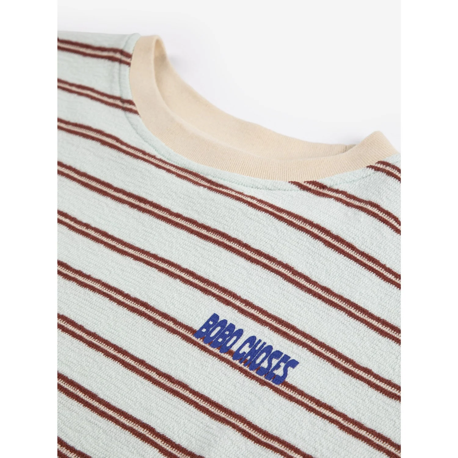 Bobo Choses Light Blue Bobo Choses Stripes T-Shirt - Image 2