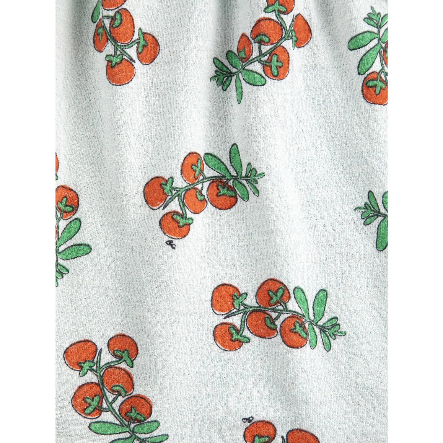 Bobo Choses Light Blue Juicy Tomatoes All Over Ruffled Dress - Image 5