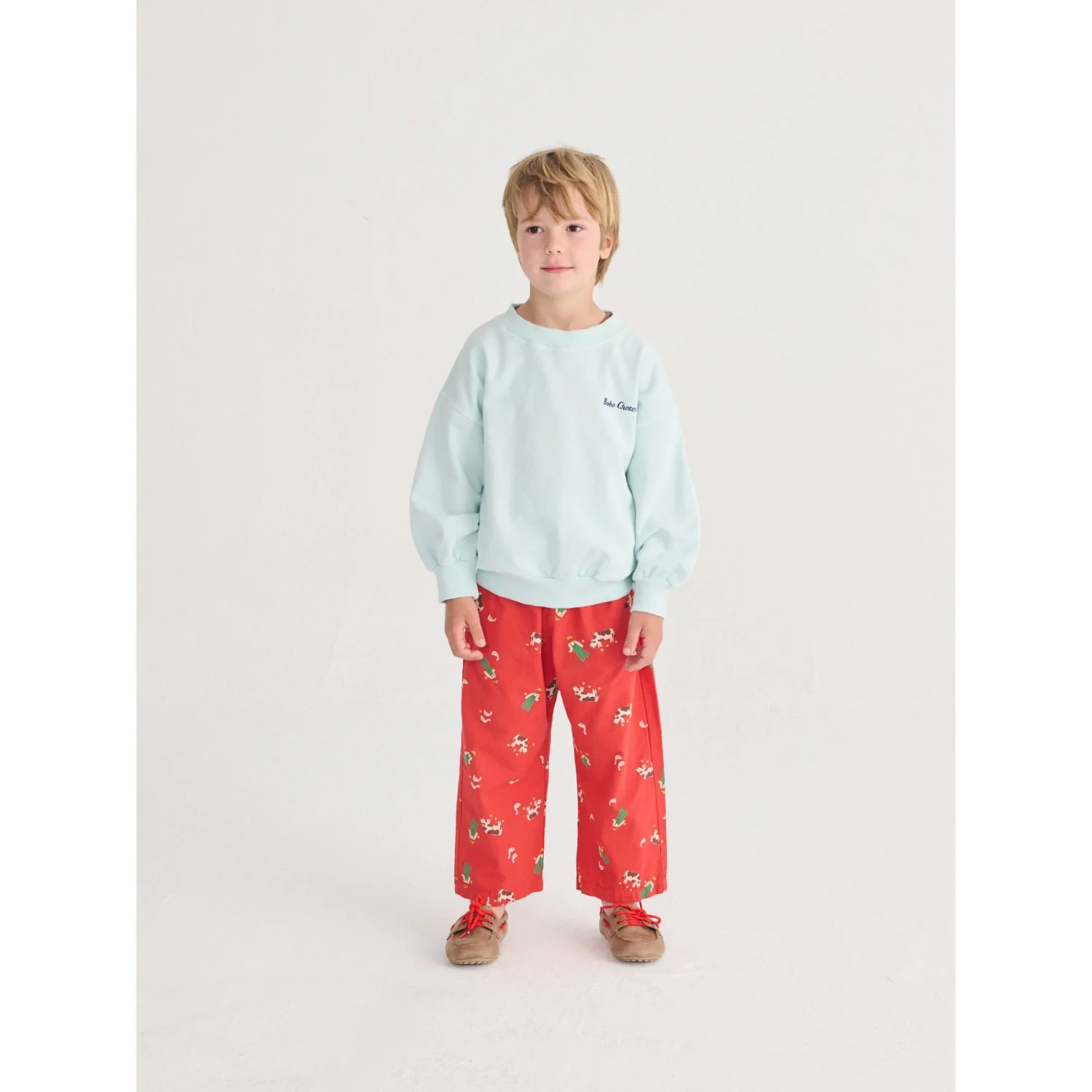 Bobo Choses Light Blue Mr Pickles Sweatshirt - Image 3