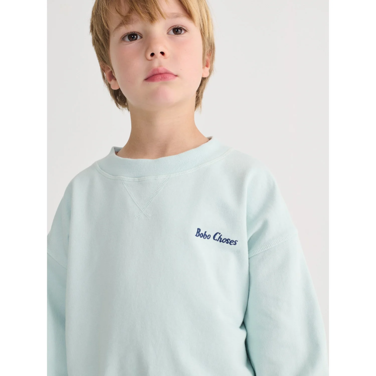 Bobo Choses Light Blue Mr Pickles Sweatshirt - Image 4