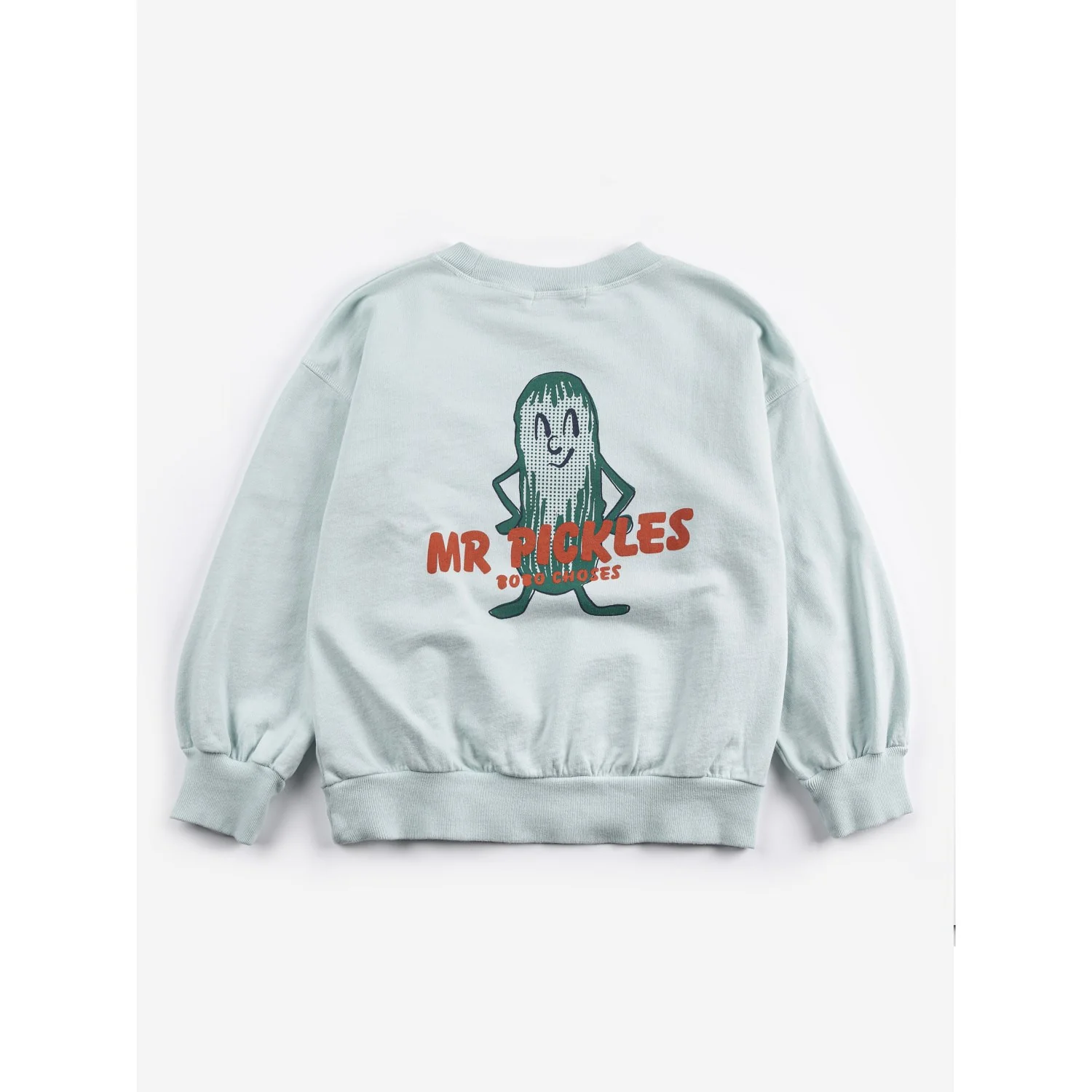 Bobo Choses Light Blue Mr Pickles Sweatshirt - Image 7