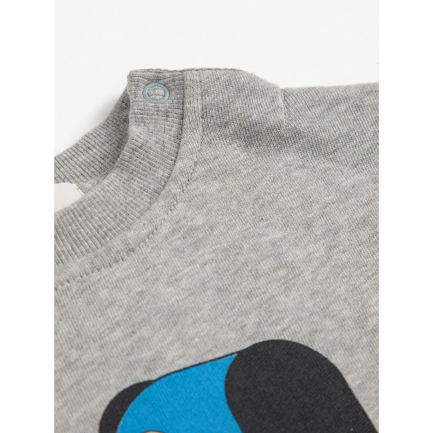 Bobo Choses Light Heather Grey Doggy Mate Sweatshirt - Image 3