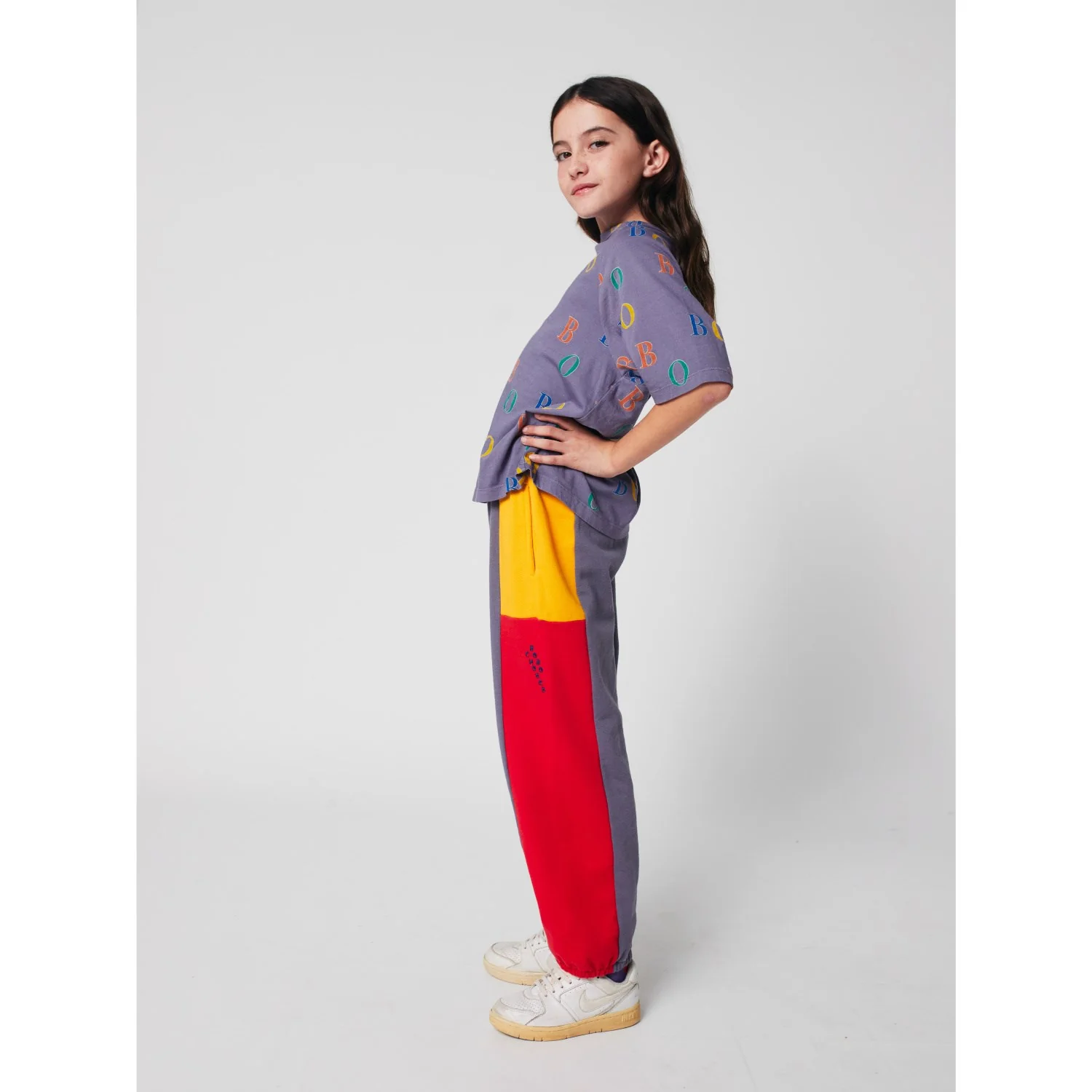 Bobo Choses Multicolor Color Block Jogging Pants - Image 2