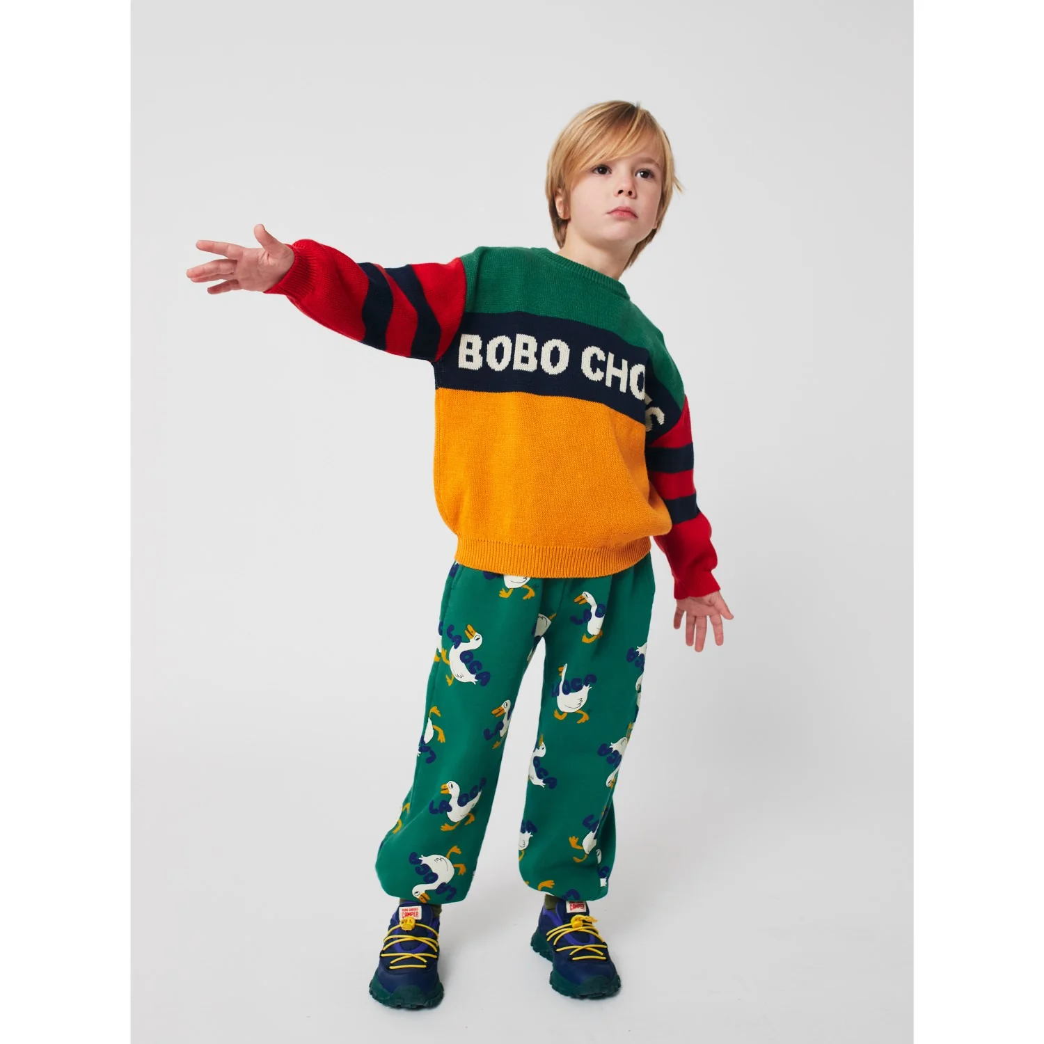 Bobo Choses Multicolor Color Block Jumper - Image 3