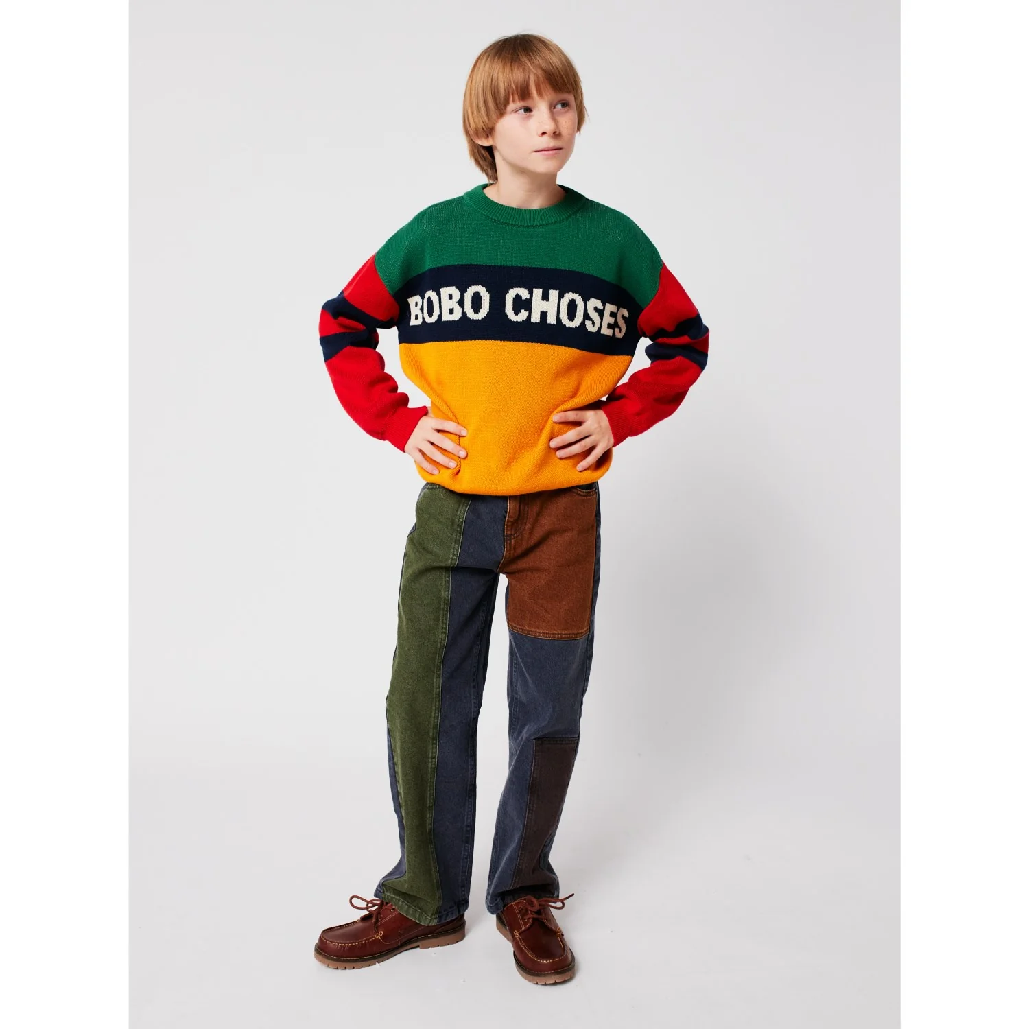 Bobo Choses Multicolor Color Block Jumper - Image 5