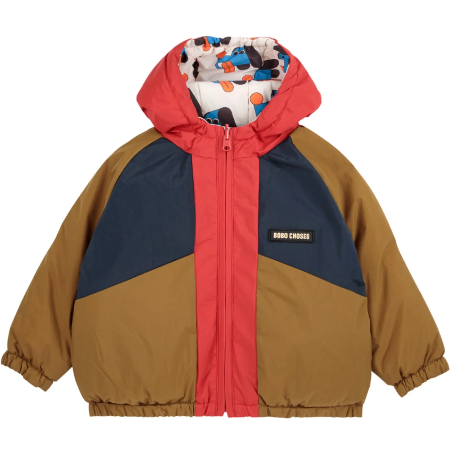 Bobo Choses Multicolor Doggy Mate All Over Reversible Jacket