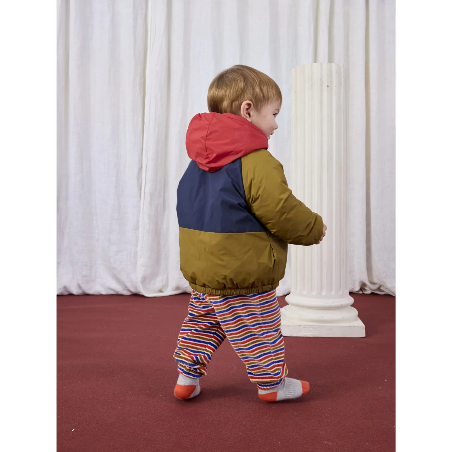Bobo Choses Multicolor Doggy Mate All Over Reversible Jacket - Image 3