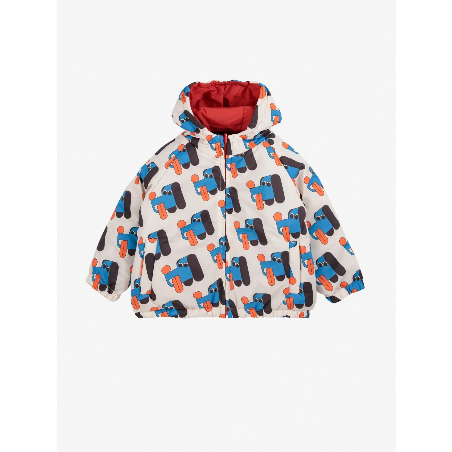 Bobo Choses Multicolor Doggy Mate All Over Reversible Jacket - Image 8