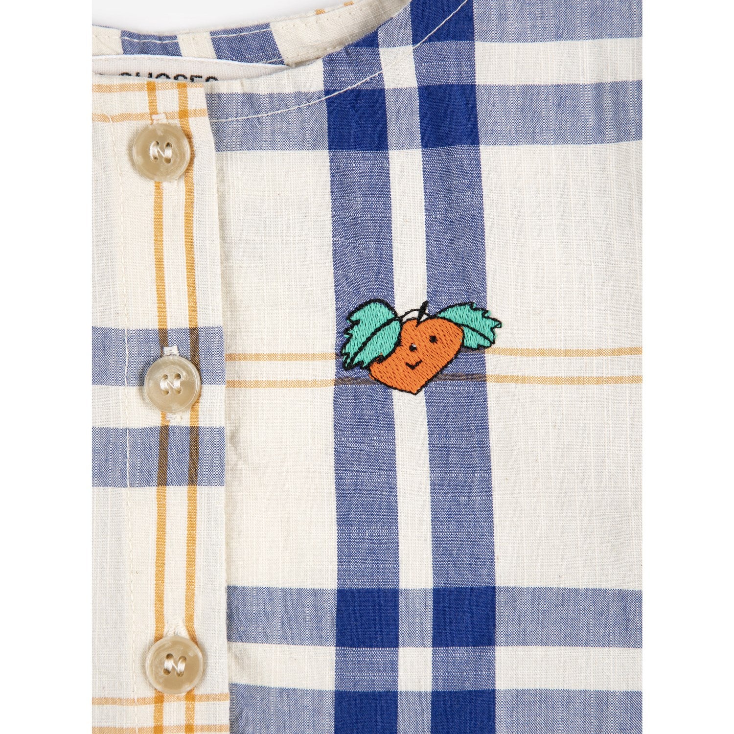 Bobo Choses Multicolor Fun Tartan Woven Dress - Image 2