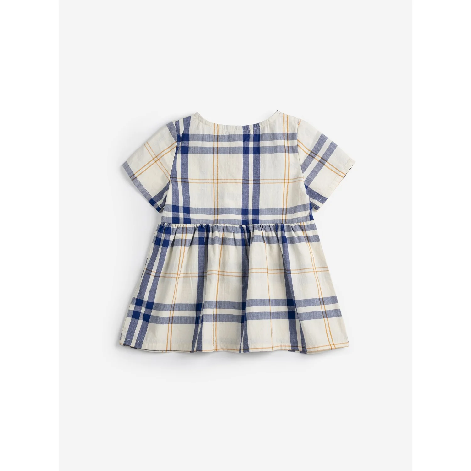Bobo Choses Multicolor Fun Tartan Woven Dress - Image 3