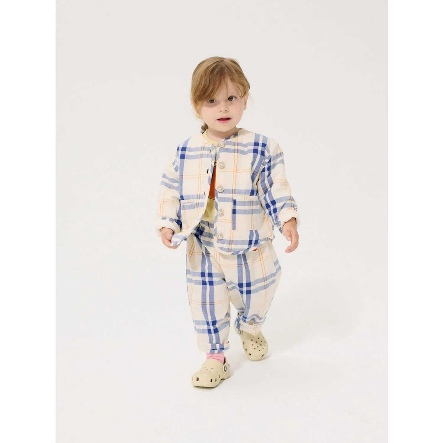 Bobo Choses Multicolor Fun Tartan Woven Pants - Image 3