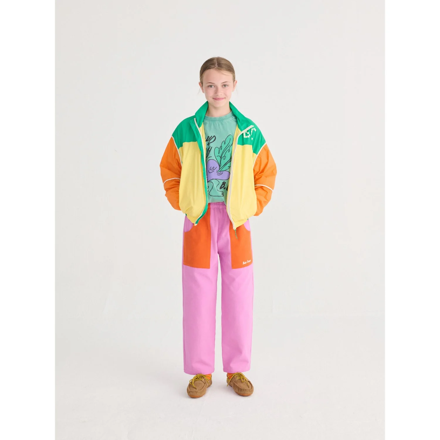 Bobo Choses Multicolor Square Bobo Choses Tracksuit Jacket - Image 5