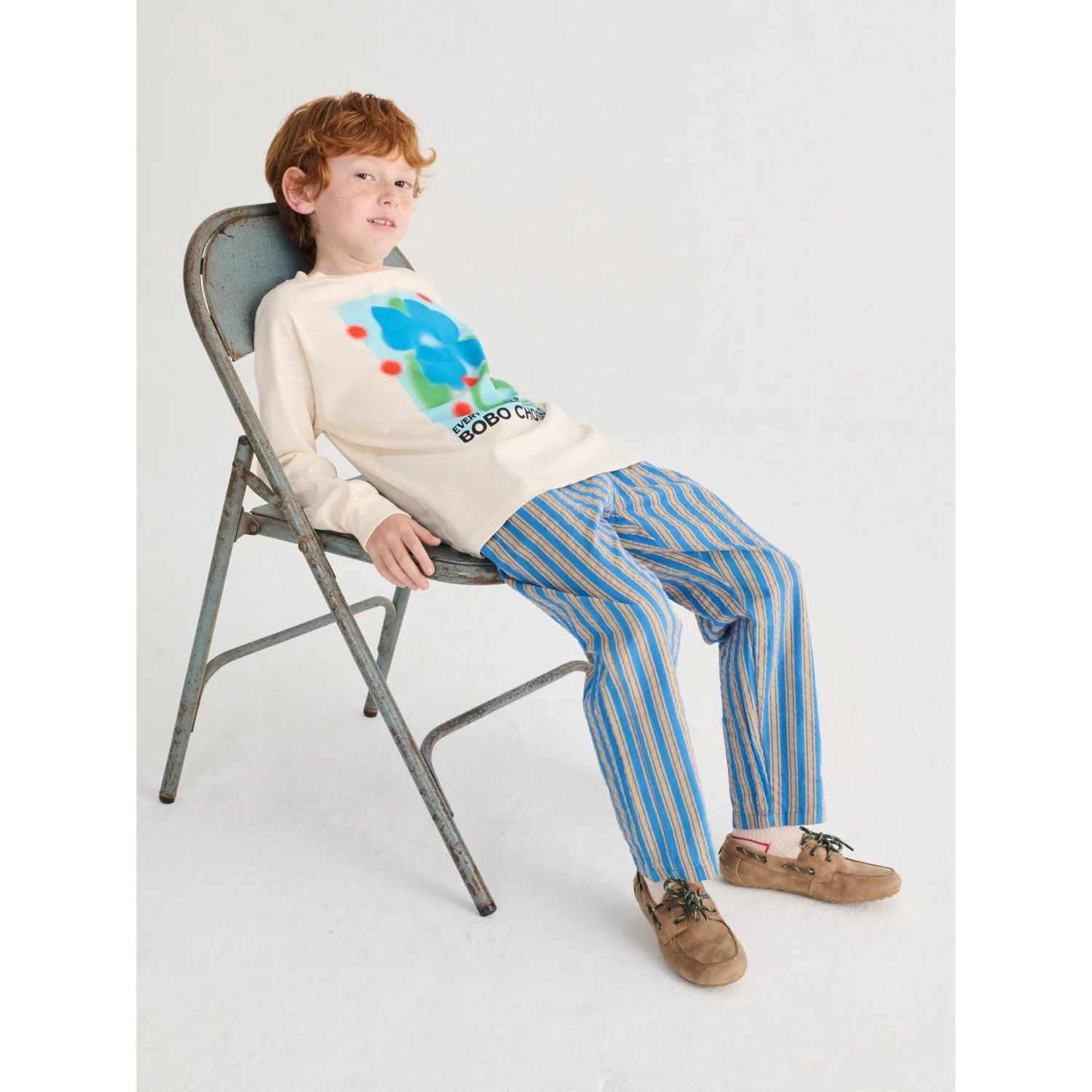 Bobo Choses Navy Blue New Hairline Woven Pants - Image 2