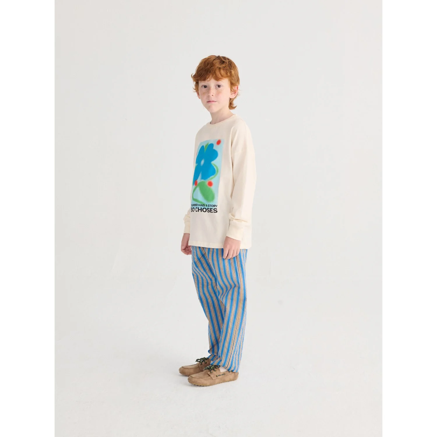 Bobo Choses Navy Blue New Hairline Woven Pants - Image 5