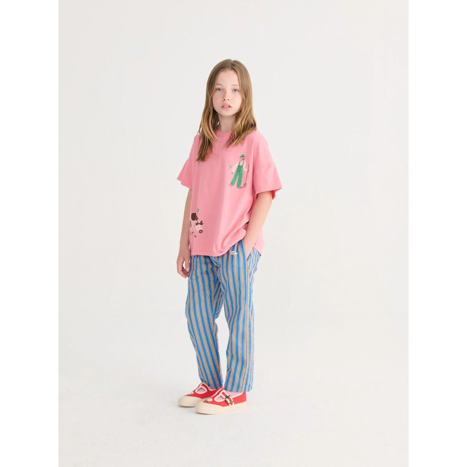 Bobo Choses Navy Blue New Hairline Woven Pants - Image 7