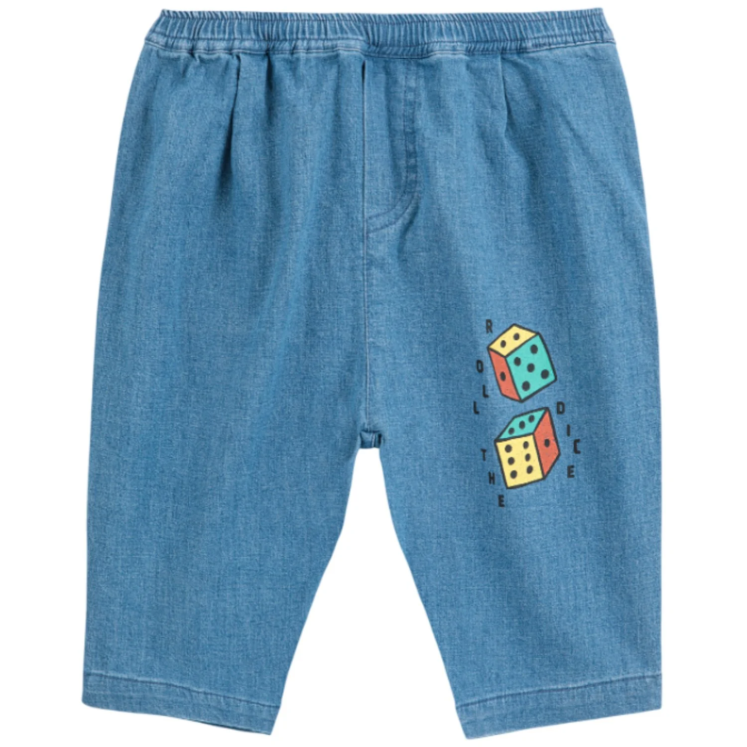 Bobo Choses Navy Blue Roll The Dice Light Denim Pants