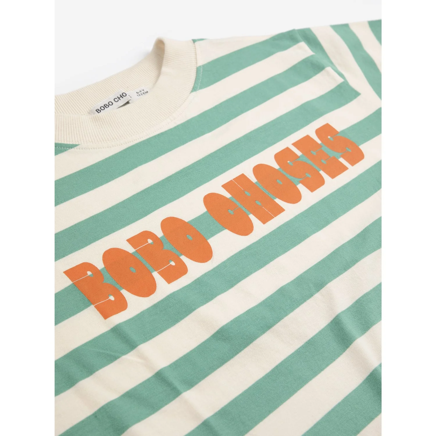 Bobo Choses Offwhite Bobo Choses Modern Striped T-Shirt - Image 6