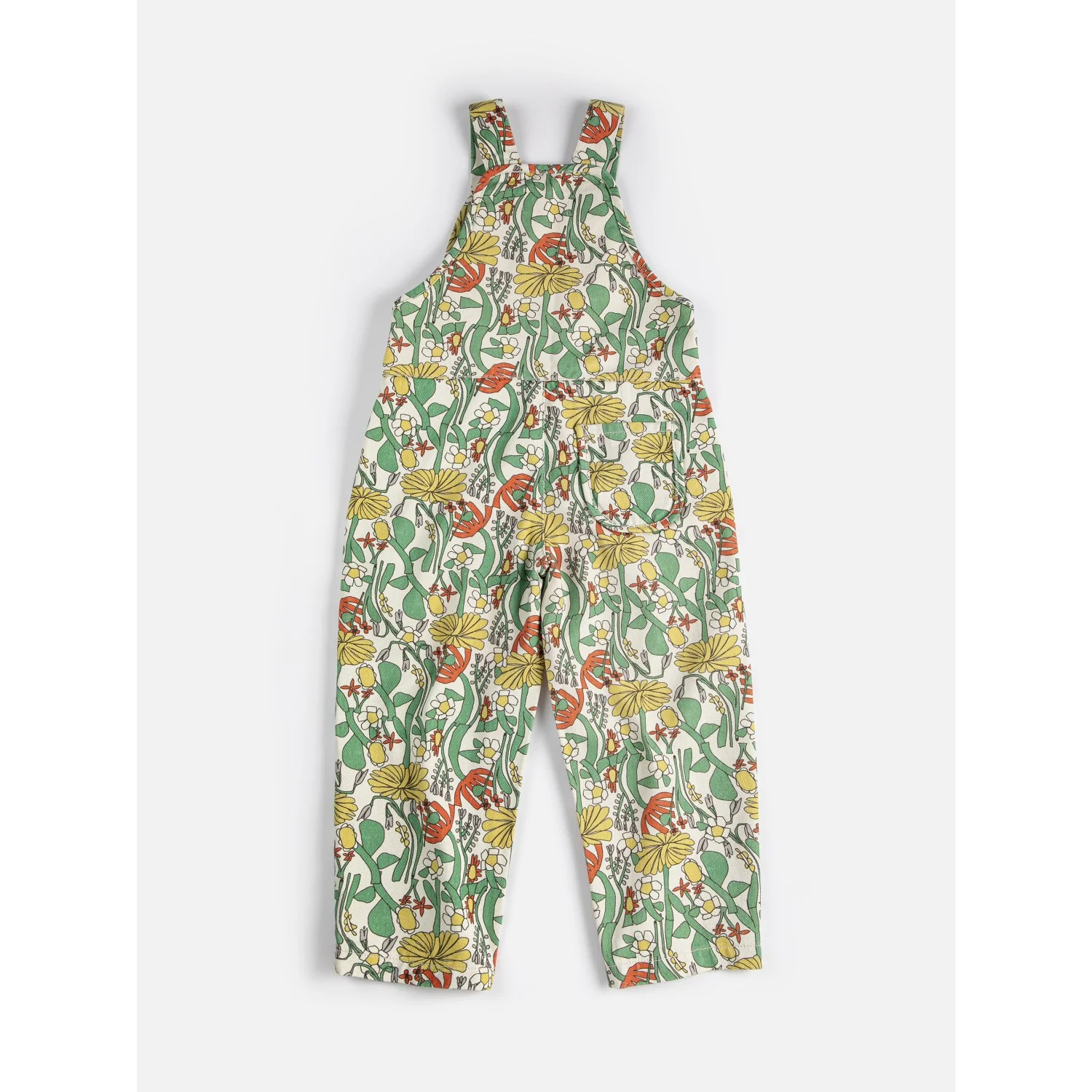Bobo Choses Offwhite Color Herbalist All Over Woven Dungaree - Image 8