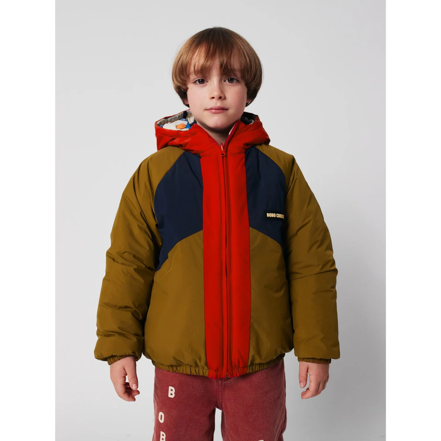 Bobo Choses Offwhite Doggy Mate All Over Reversible Anorak - Image 3