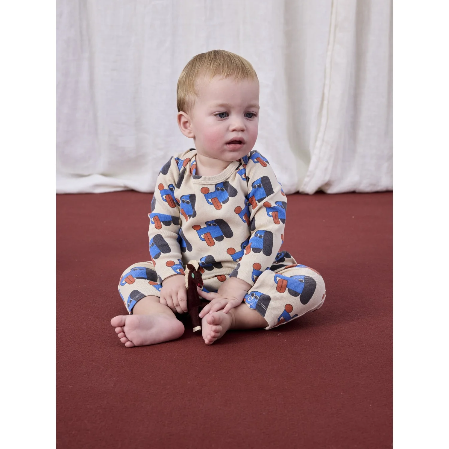 Bobo Choses Offwhite Doggy Mate All Over T-Shirt - Image 7