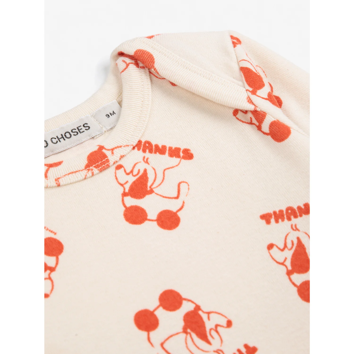 Bobo Choses Offwhite Rolling Dog All Over Overall - Image 2