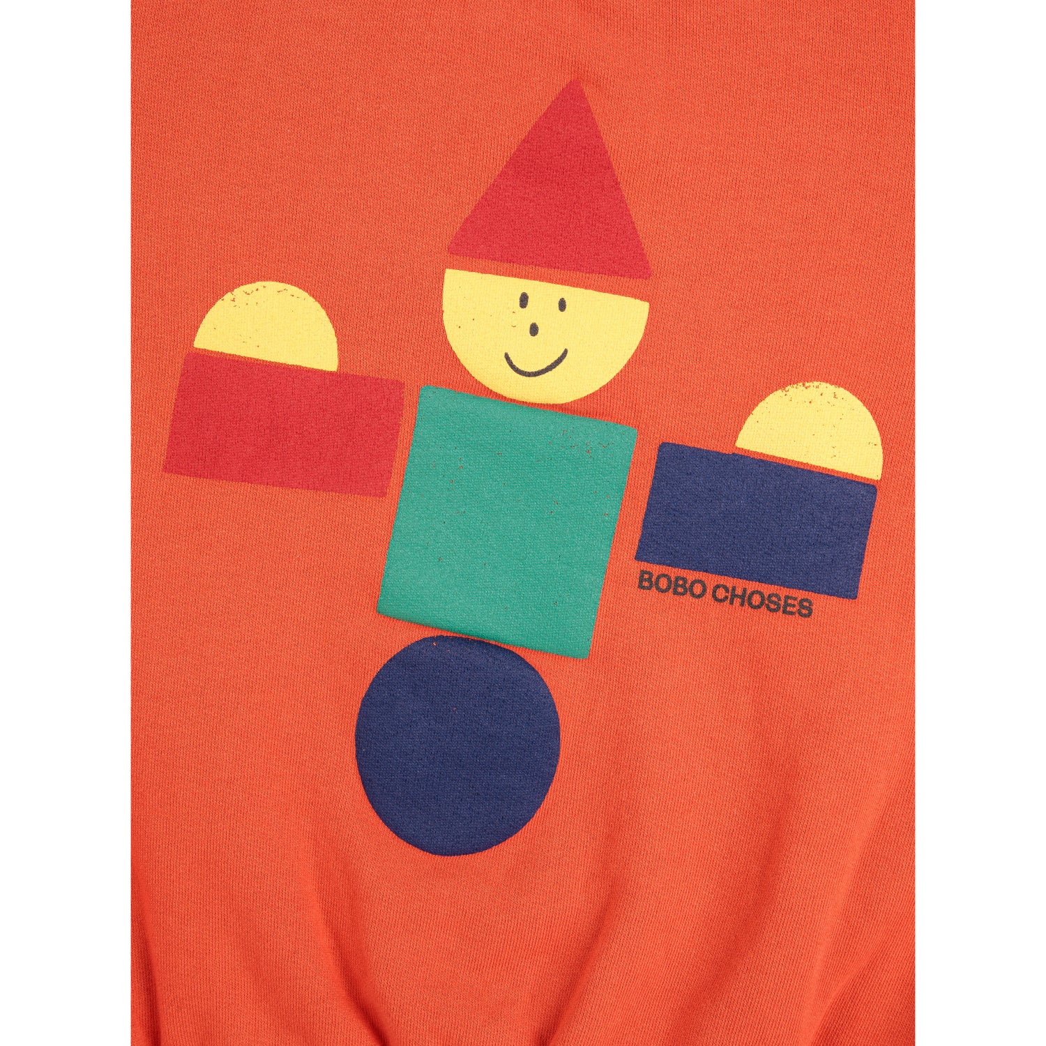 Bobo Choses Orange Wooden Toy Sweatshirt - Image 7