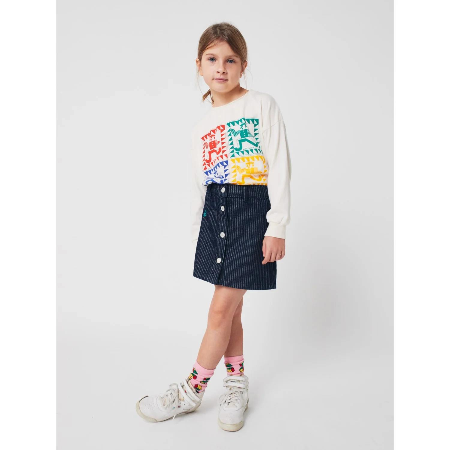 Bobo Choses Pink Dices All Over Short Socks - Image 5