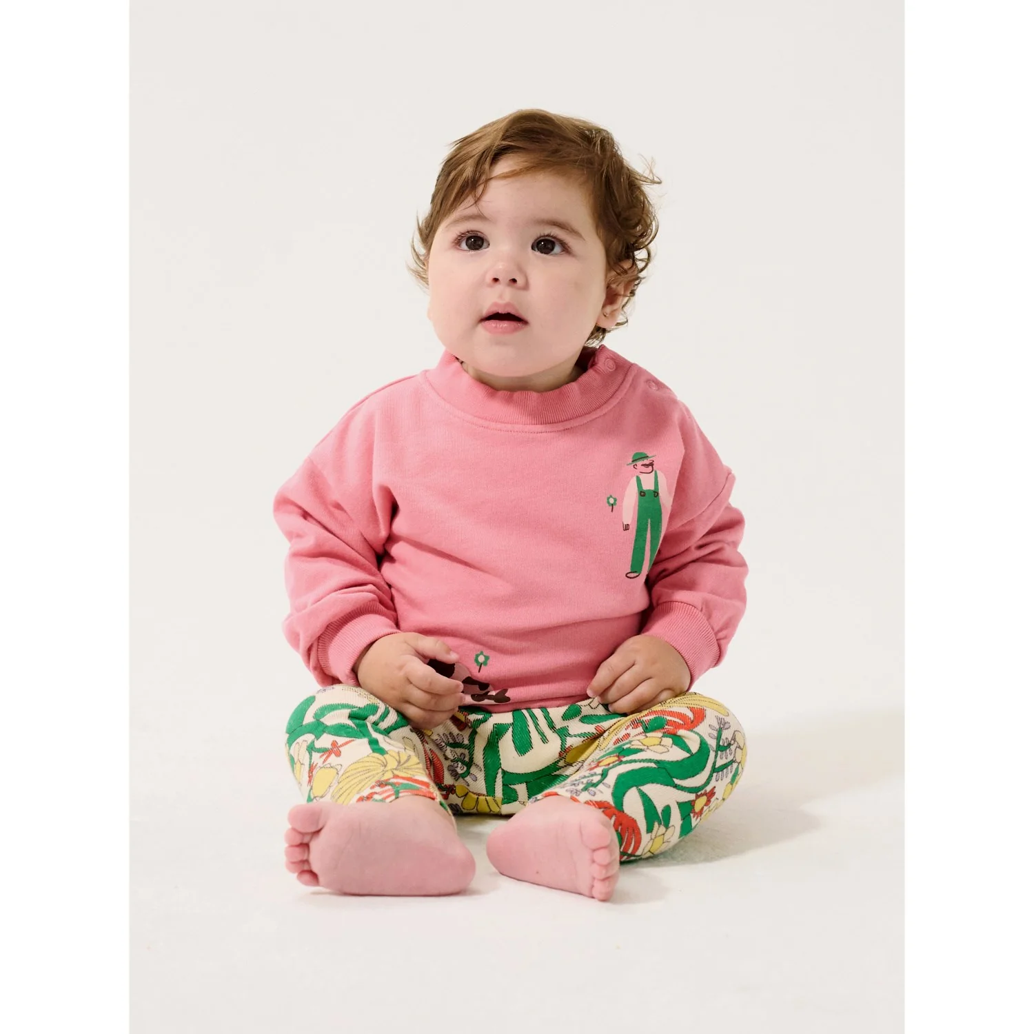 Bobo Choses Pink Farm Adventure Sweatshirt - Image 2