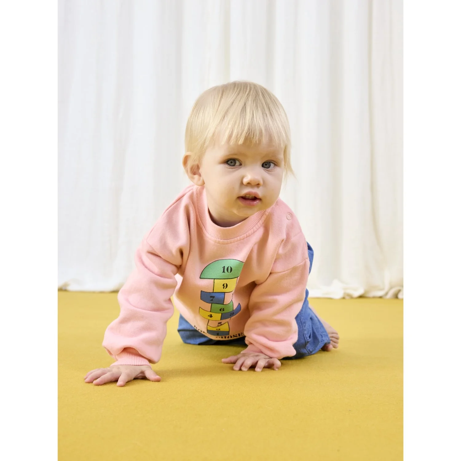 Bobo Choses Pink Hopscotch Sweatshirt - Image 4