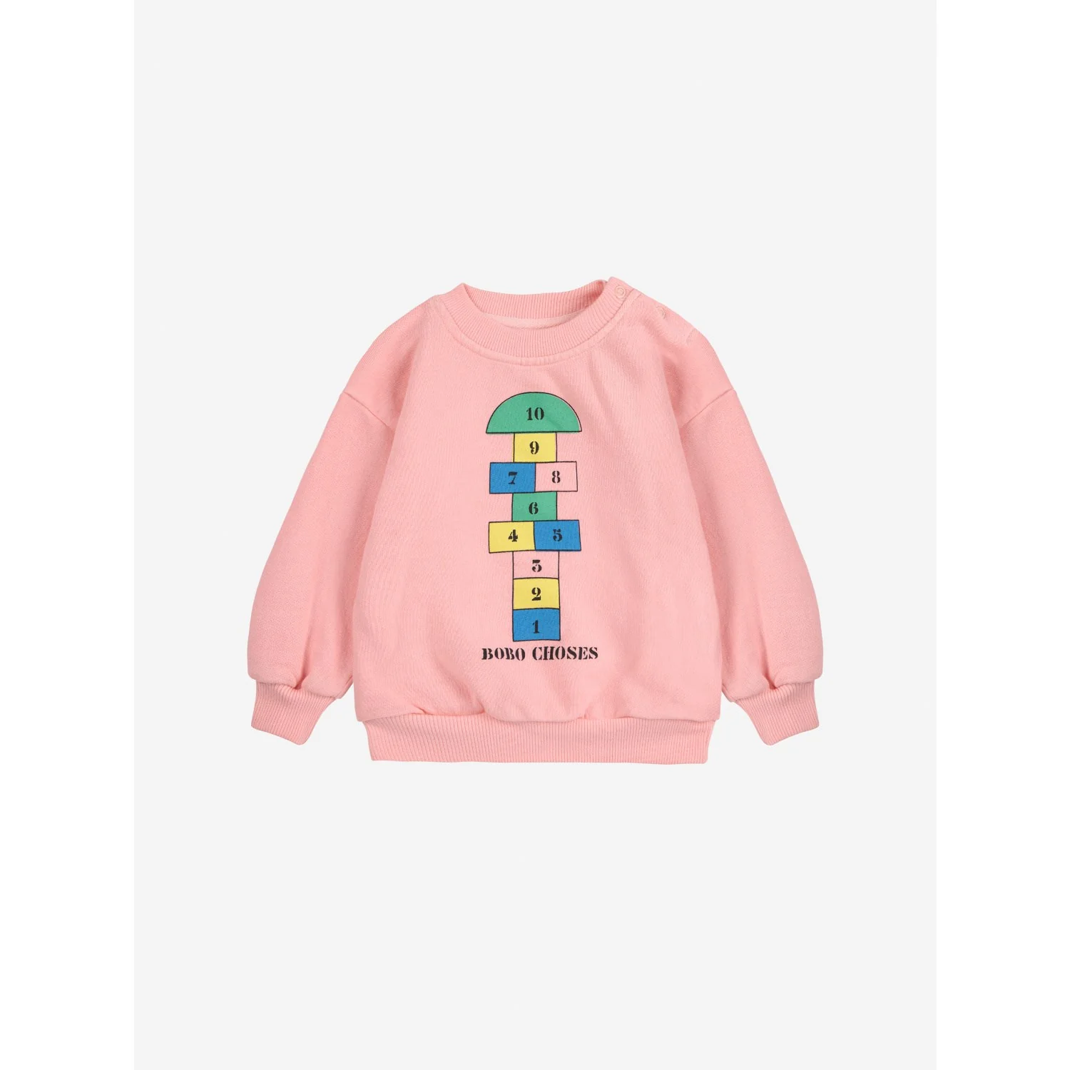 Bobo Choses Pink Hopscotch Sweatshirt - Image 7