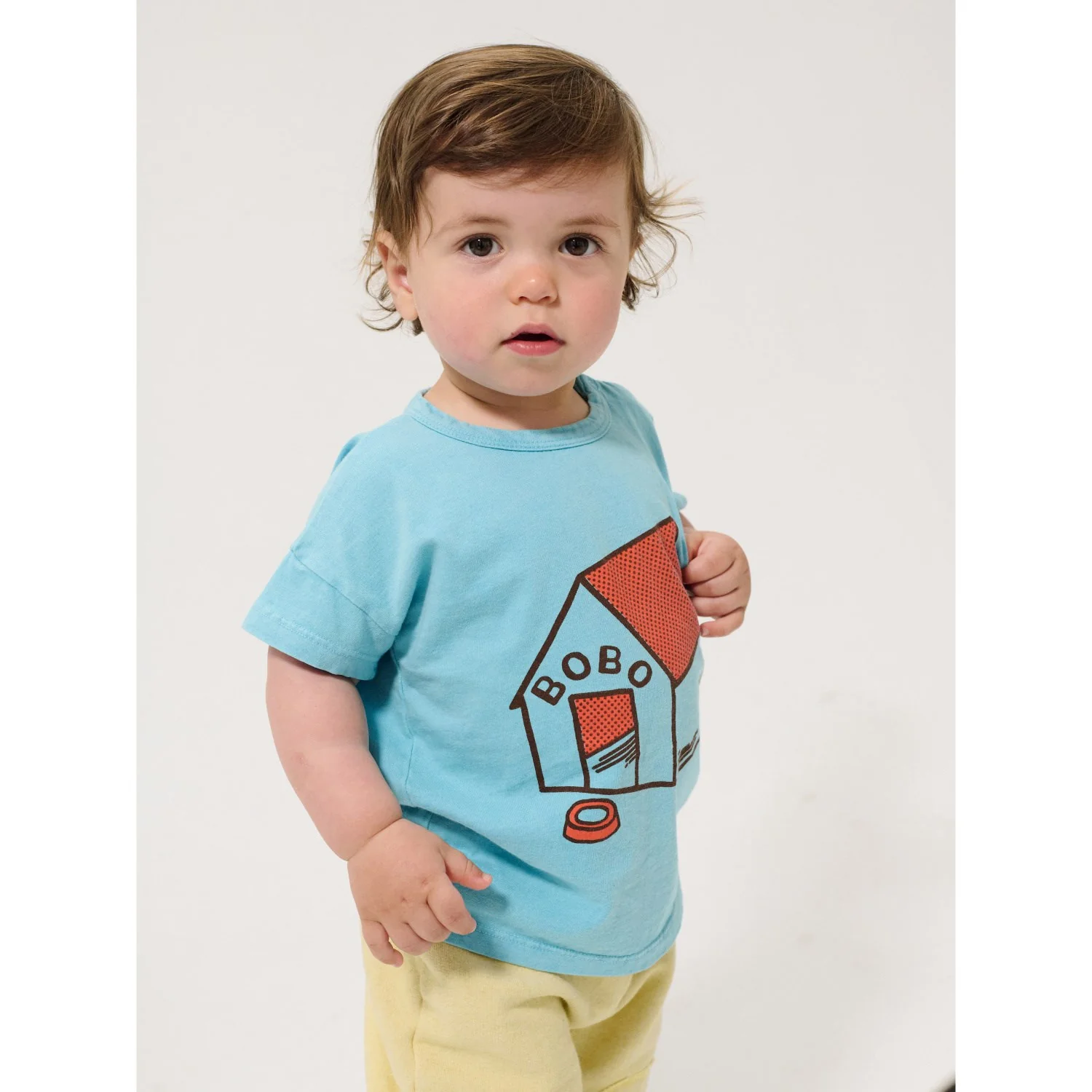 Bobo Choses Prussian Blue Pickles Is At Home T-Shirt - Image 2