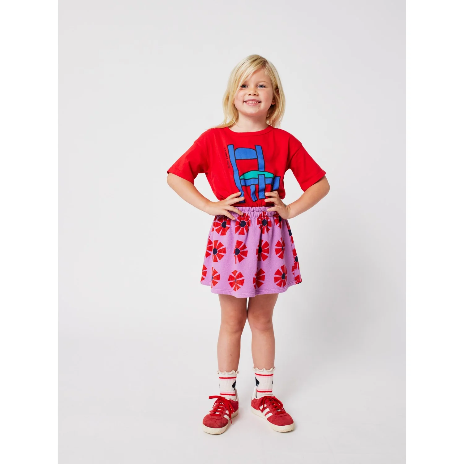 Bobo Choses Purple Kaleidoscope All Over Skirt - Image 3