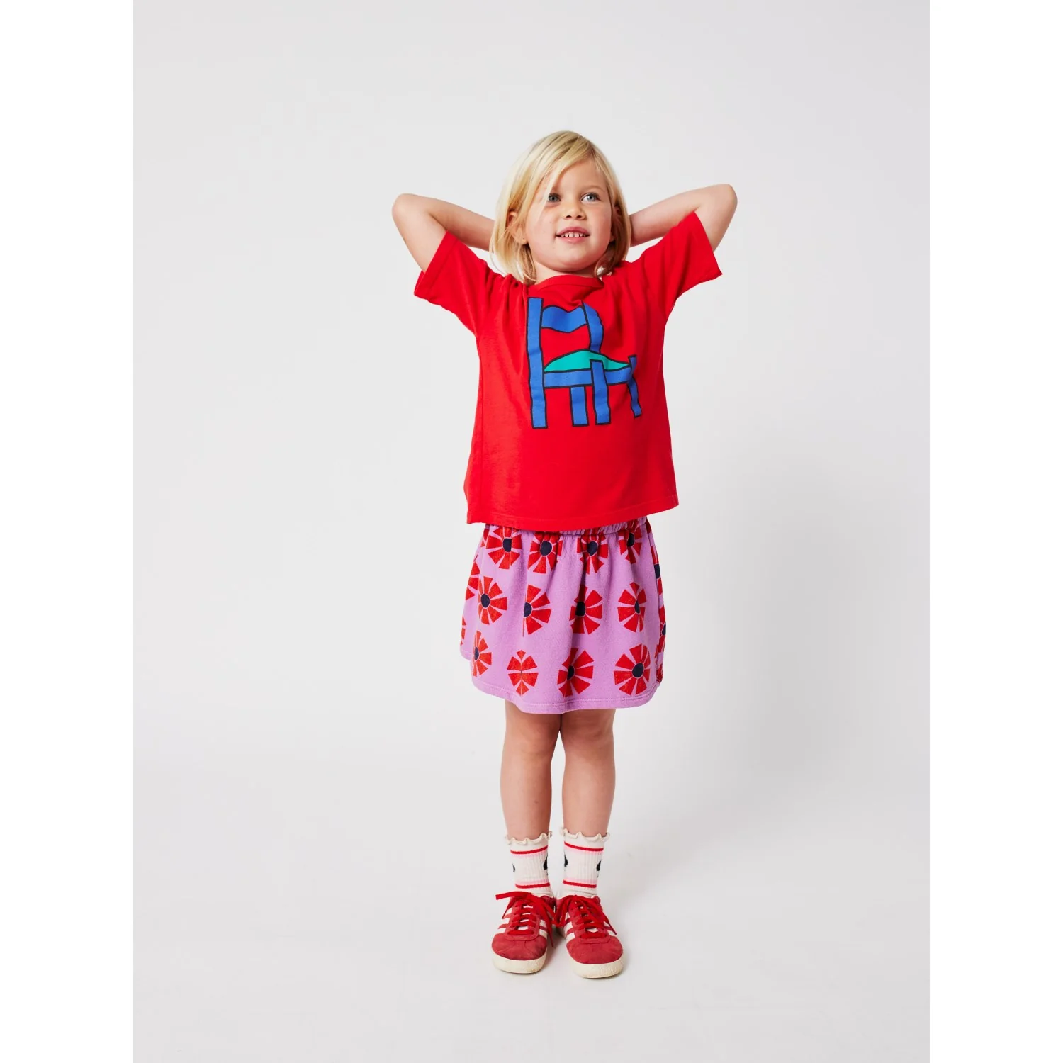 Bobo Choses Purple Kaleidoscope All Over Skirt - Image 5