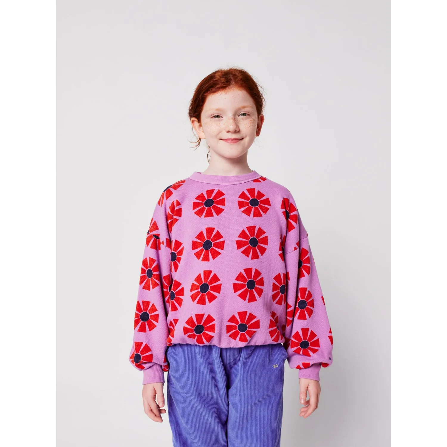 Bobo Choses Purple Kaleidoscope All Over Sweatshirt - Image 4