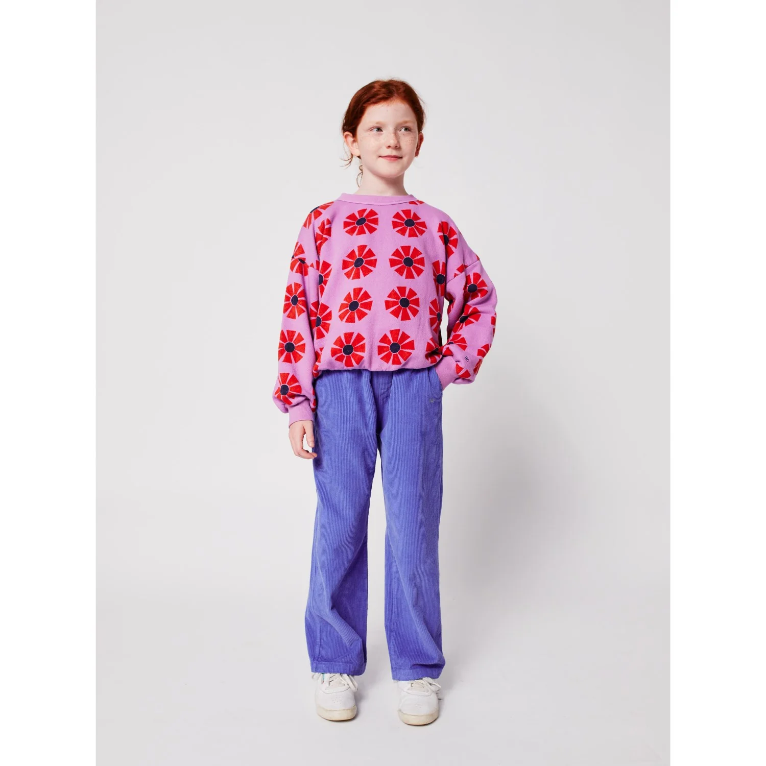 Bobo Choses Purple Kaleidoscope All Over Sweatshirt - Image 5