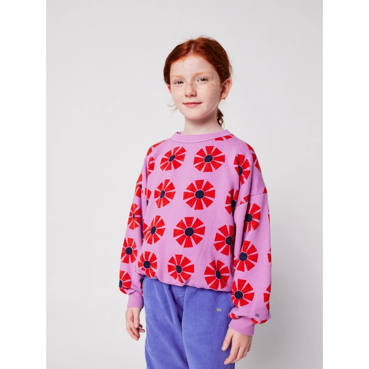 Bobo Choses Purple Kaleidoscope All Over Sweatshirt - Image 6
