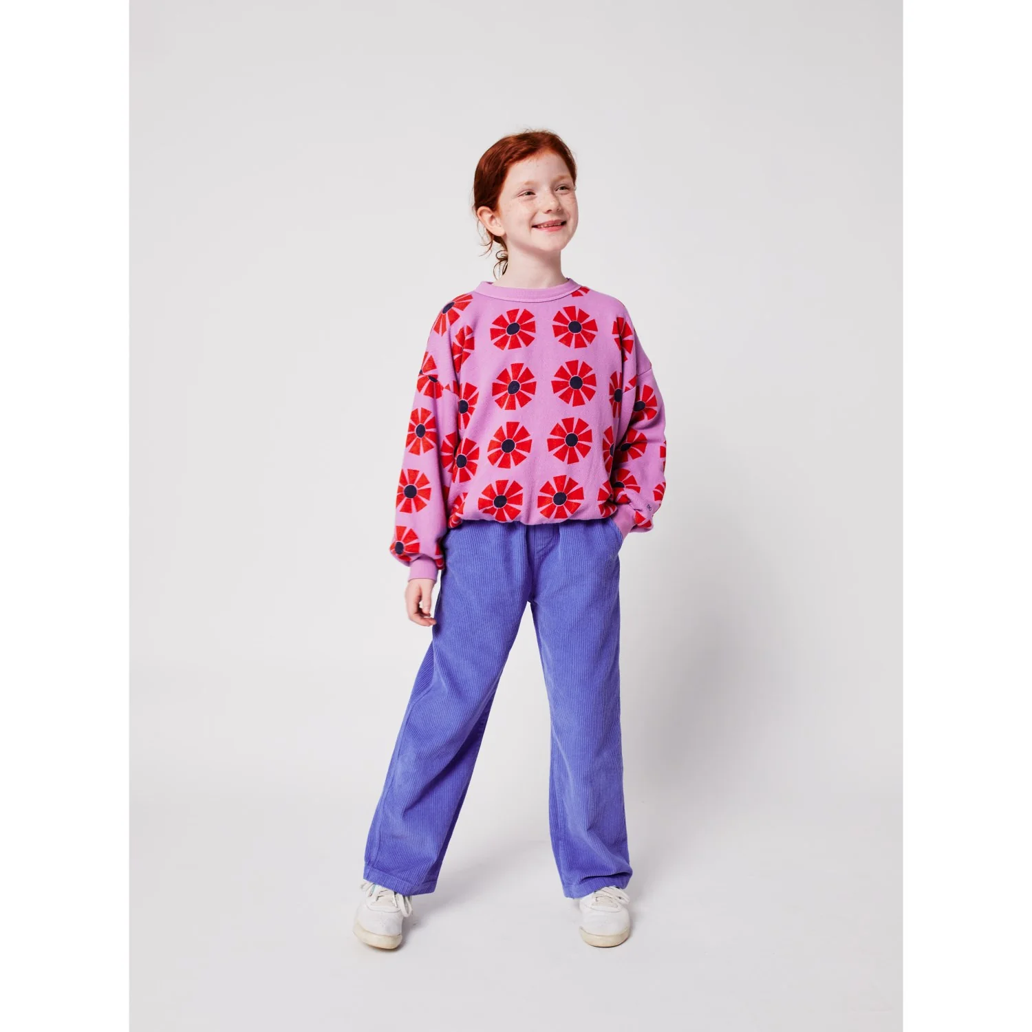 Bobo Choses Purple Kaleidoscope All Over Sweatshirt - Image 7