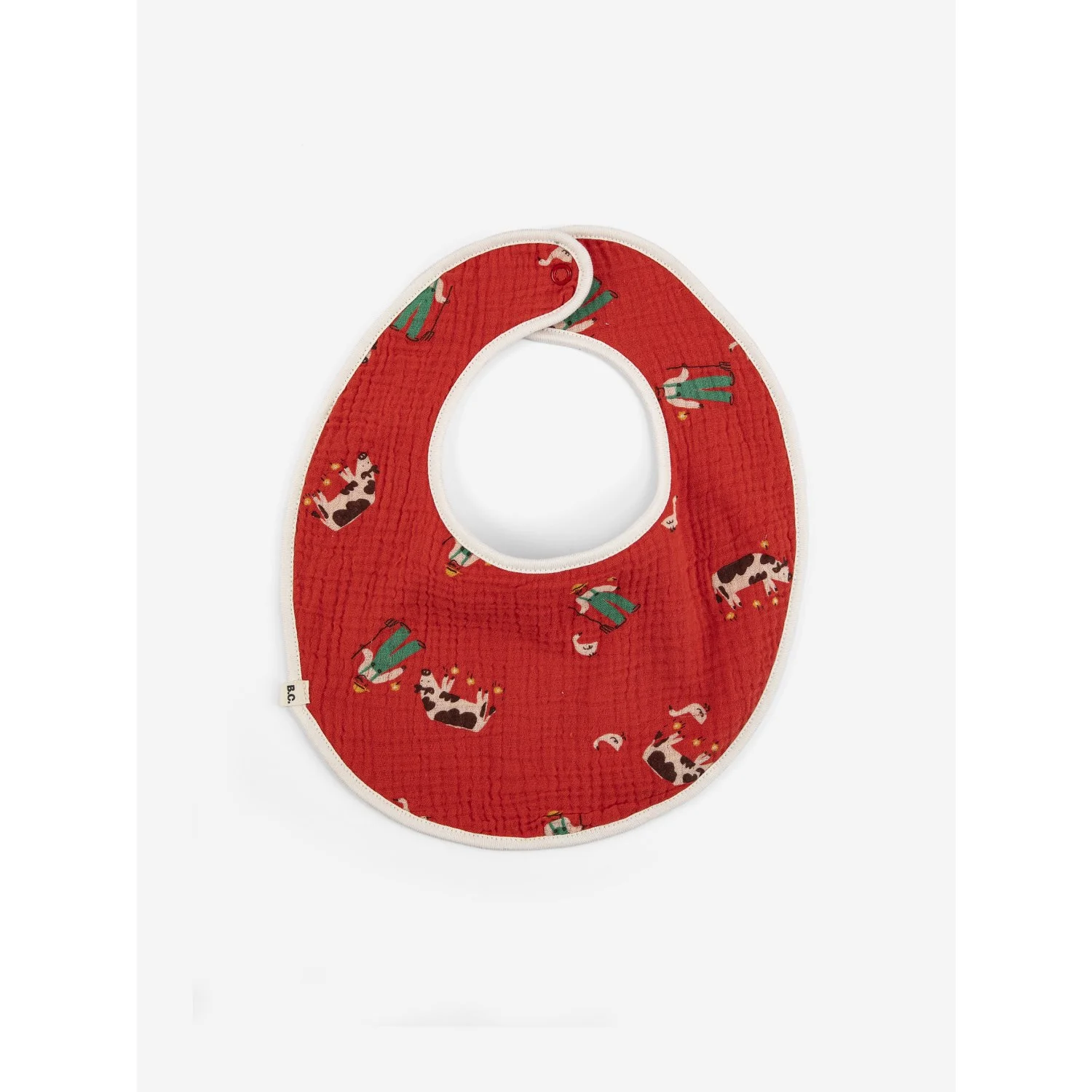 Bobo Choses Red Adventure Farm Bib Set X2 - Image 3