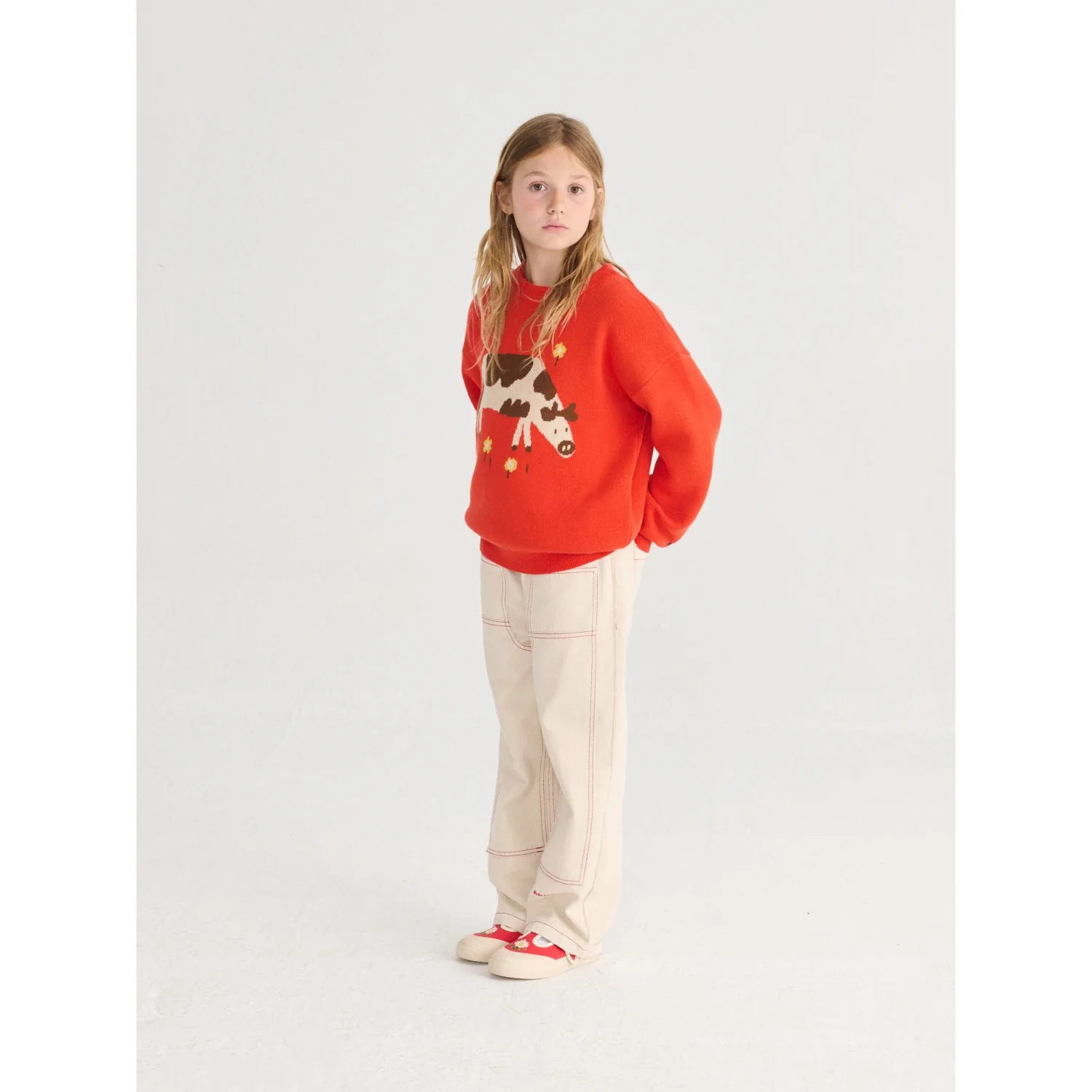 Bobo Choses Red Farm Adventure Jumper - Image 4