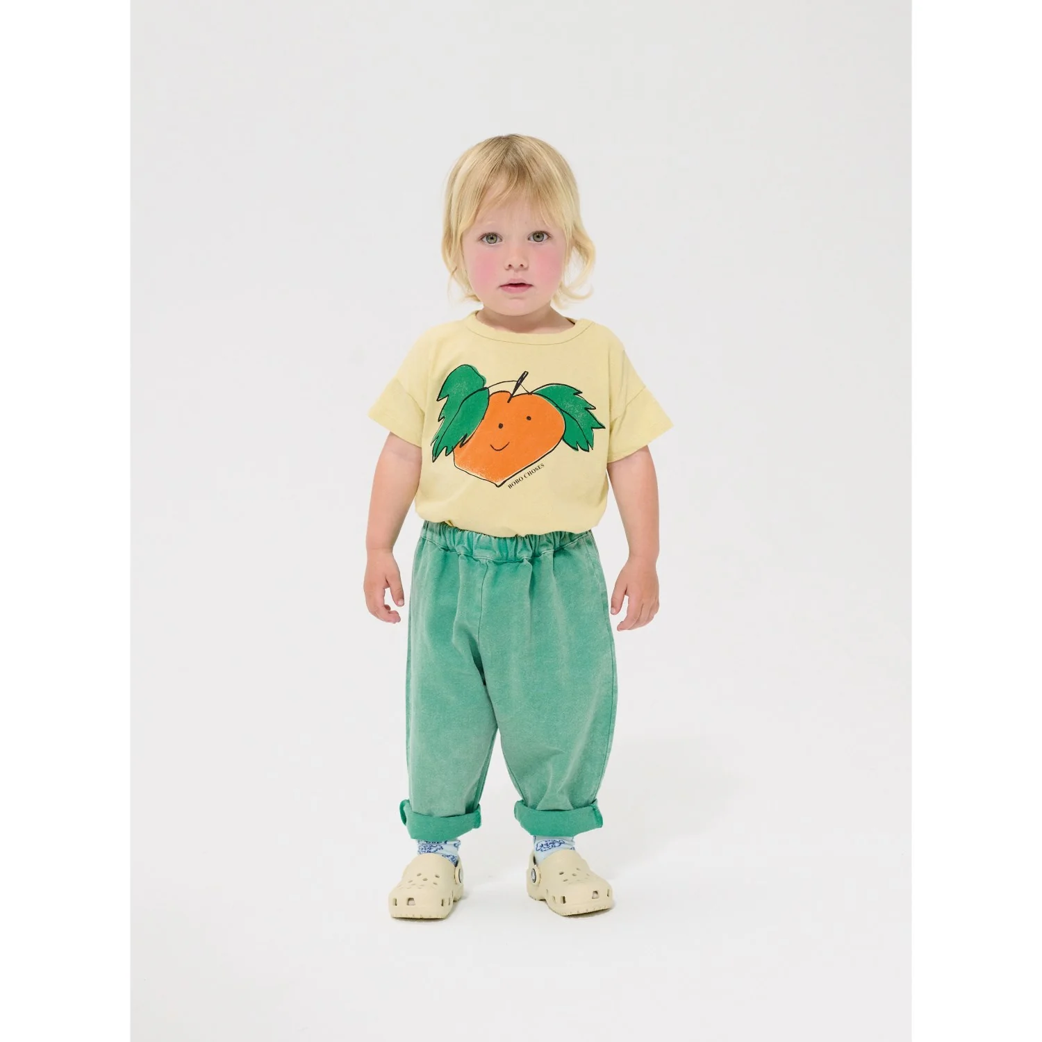 Bobo Choses Yellow Curious Turnip T-Shirt - Image 2