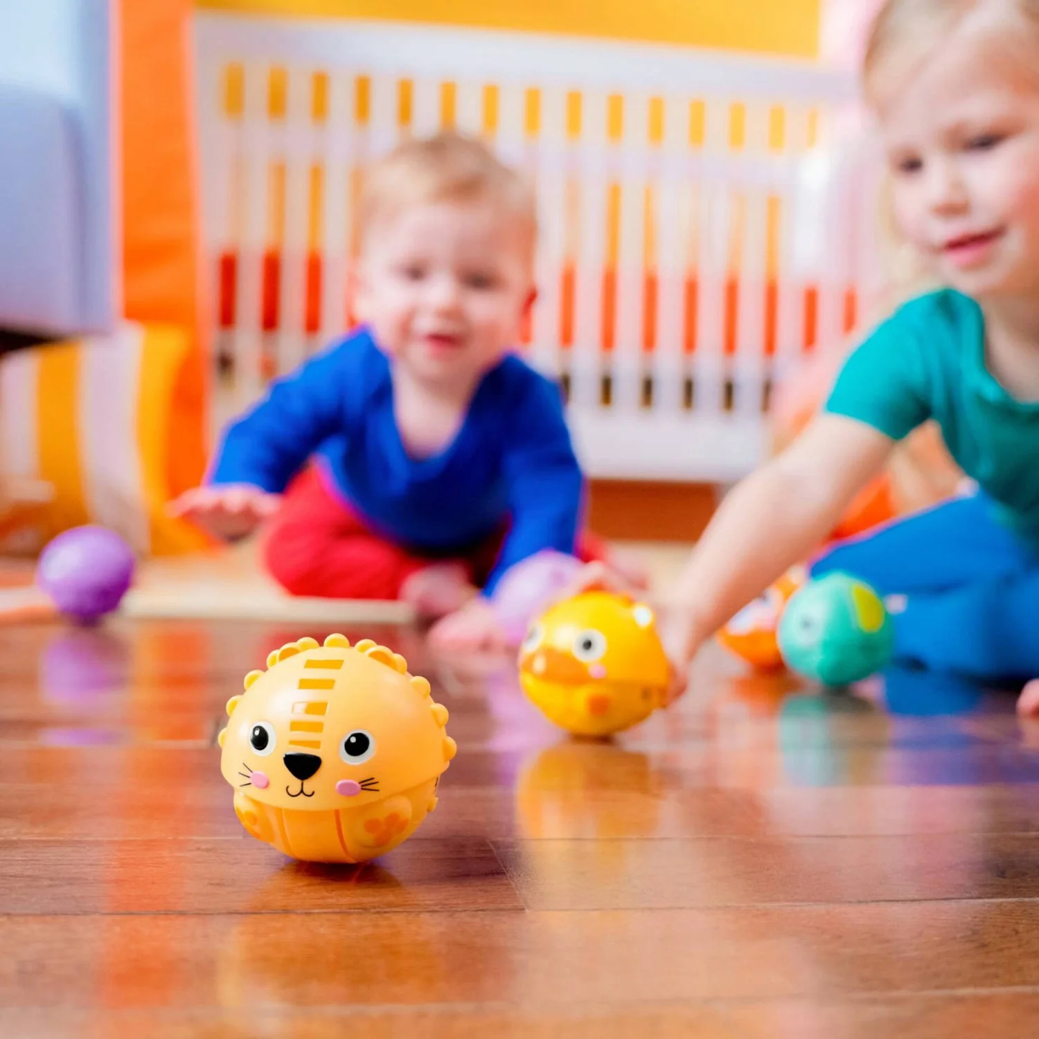Bright Starts Giggables™ Roll & Chase Toy - Image 4